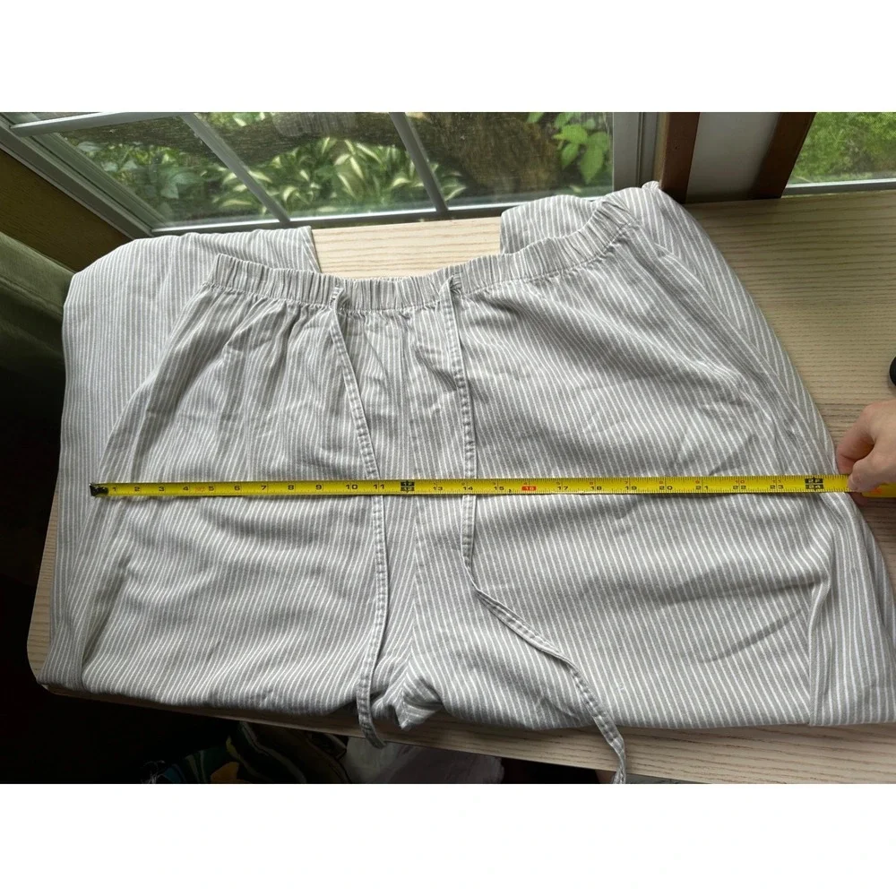 Beaver Lake Mens XL Striped Lounge Pants 100% Cotton Lounge Coastal Casual USA